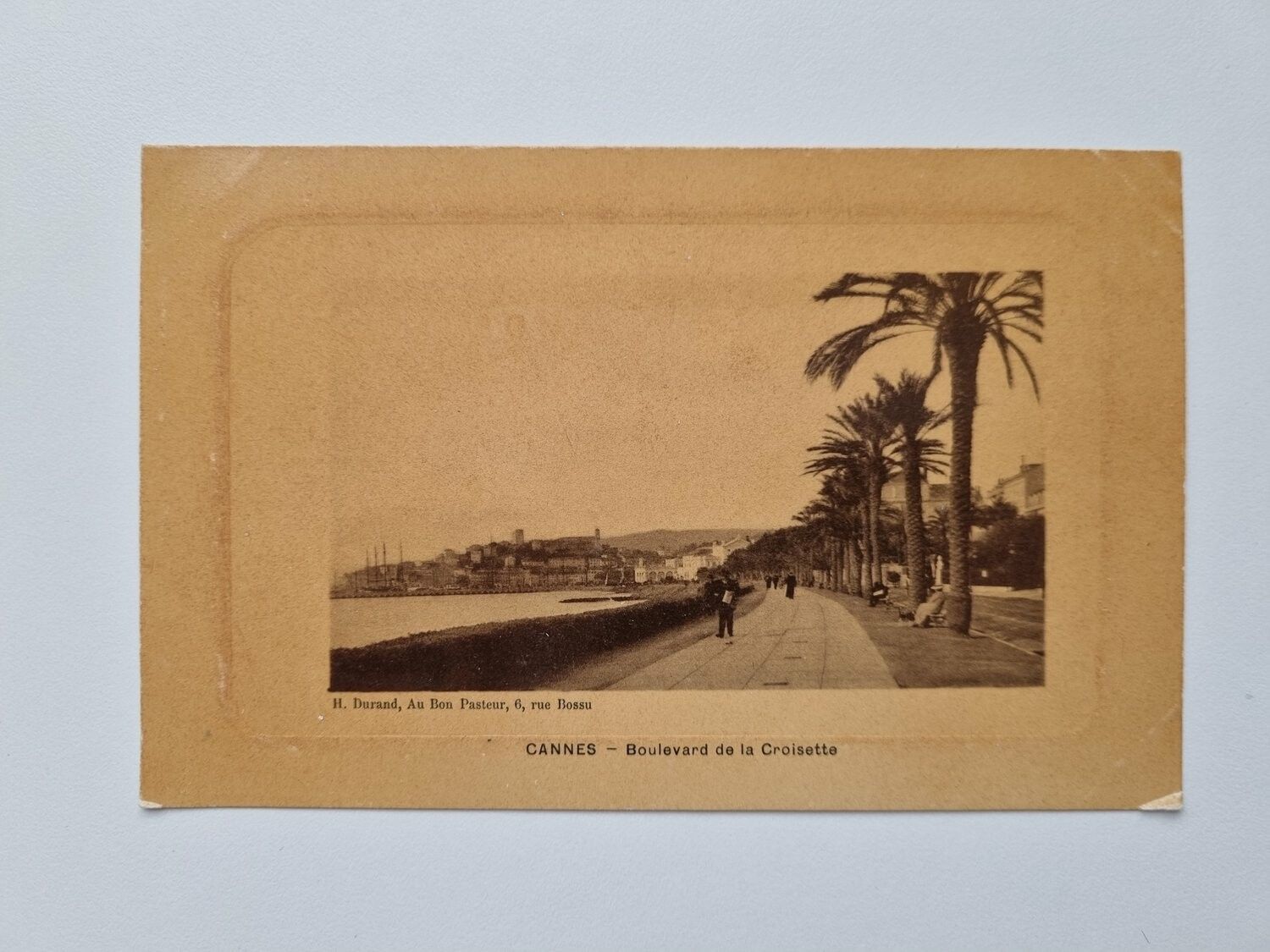 Äldre vykort CANNES Boulevard de la Croisette