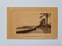Äldre vykort CANNES Boulevard de la Croisette