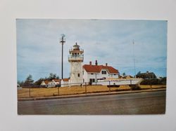 Äldre vykort Chatham Light and Coast Guard Chatham