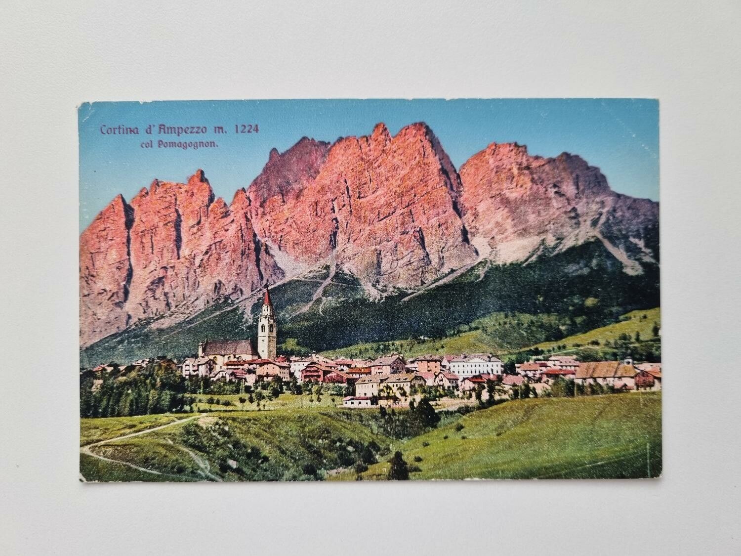 Äldre vykort Cortina d'Ampezzo m. 1224