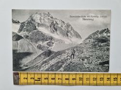 Äldre vykort Darmstädter-Hütte mit Küchelsp