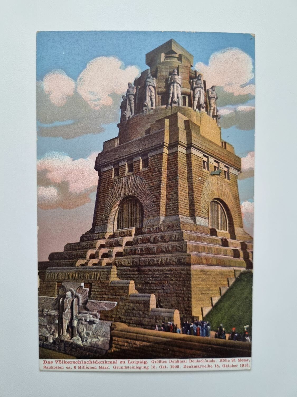 Äldre vykort Das Võlkerschlachtdenkmal zu Leipzig.