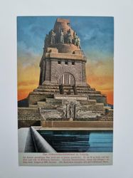 Äldre vykort Das Völkerschlachtdenkmal zu Leipzig.
