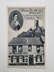 Äldre vykort daterat 1938