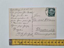 Äldre vykort daterat 1938