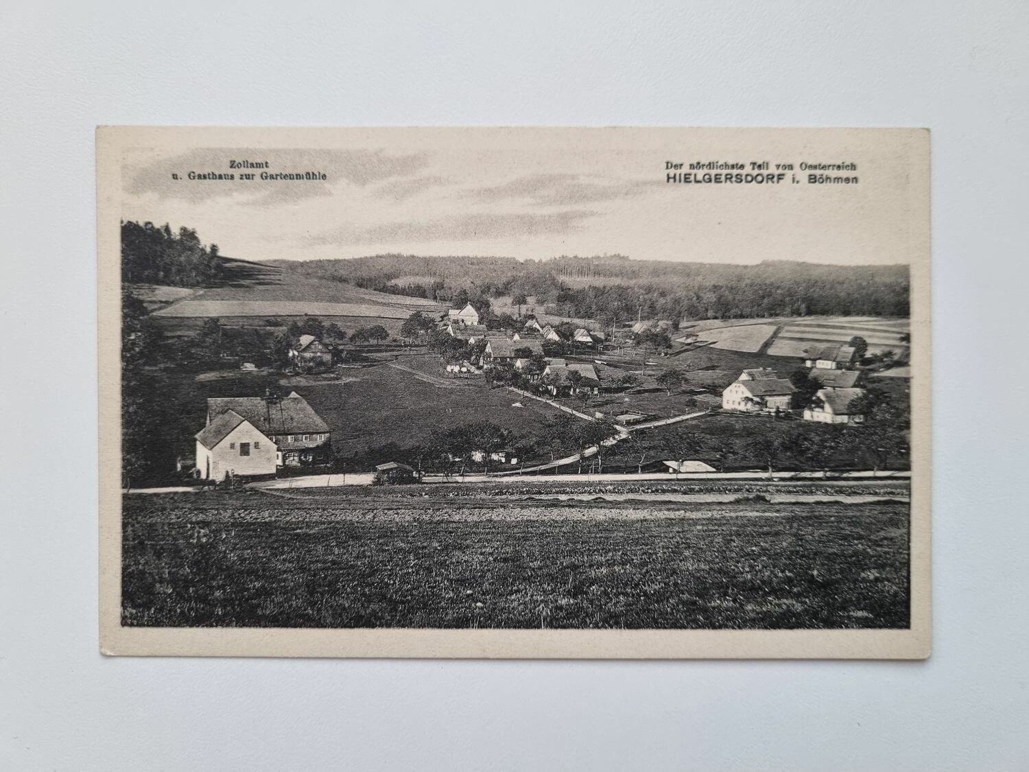 Äldre vykort HIELGERSDORF i. Böhmen