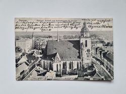 Äldre vykort Dessau, stämplat 1912