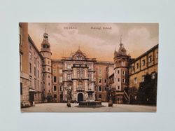 Äldre vykort DESSAU Herzogl. Schloß
