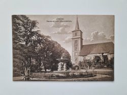 Äldre vykort DESSAU Neumarkt und Johanniskirche