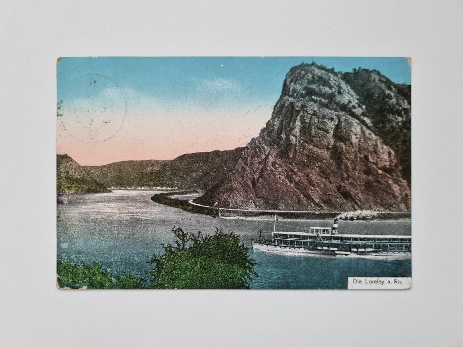 Äldre vykort Die Loreley a. Rh.