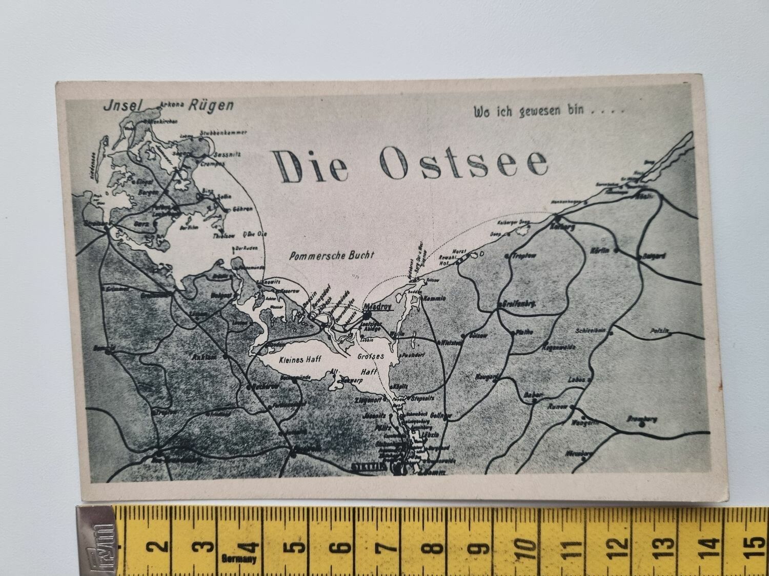 Äldre vykort Die Ostsee