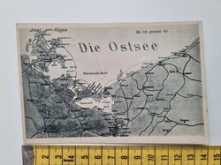 Äldre vykort Die Ostsee