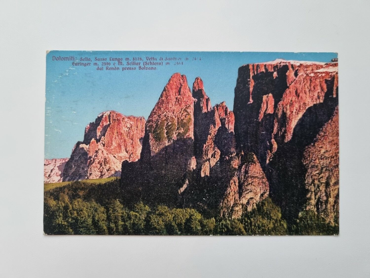 Äldre vykort Dolomiti