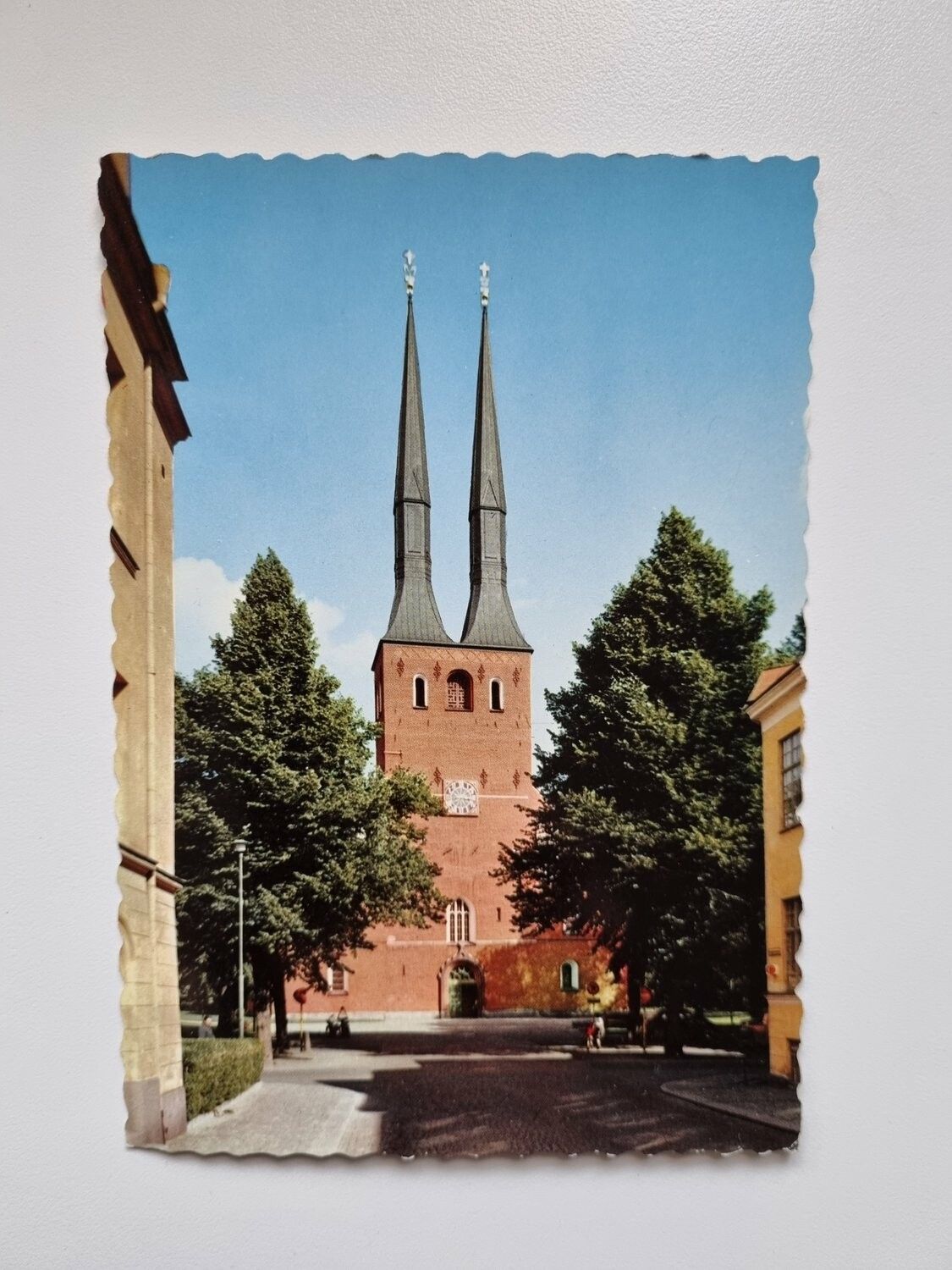 Äldre vykort Domkyrkan, Växjö