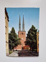 Äldre vykort Domkyrkan, Växjö