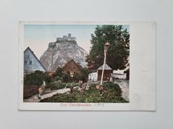 Äldre vykort Dorf Schreckenstein