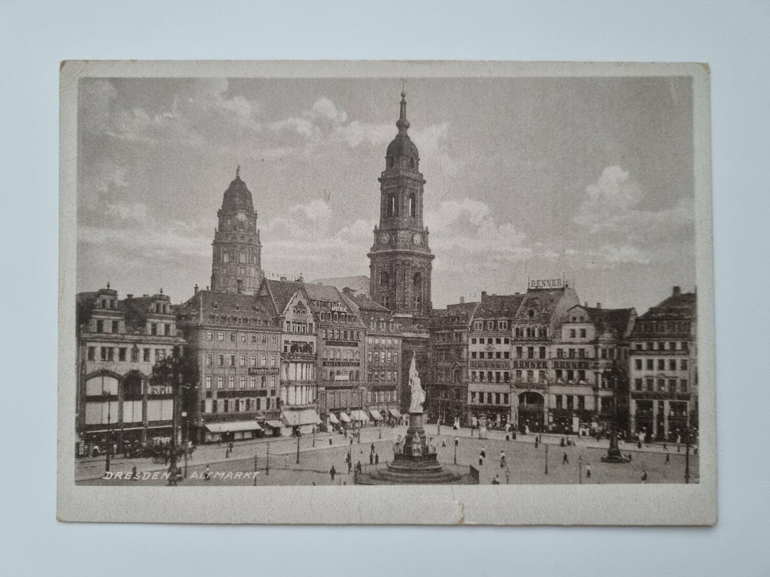 Äldre vykort DRESDEN ALTMARKT