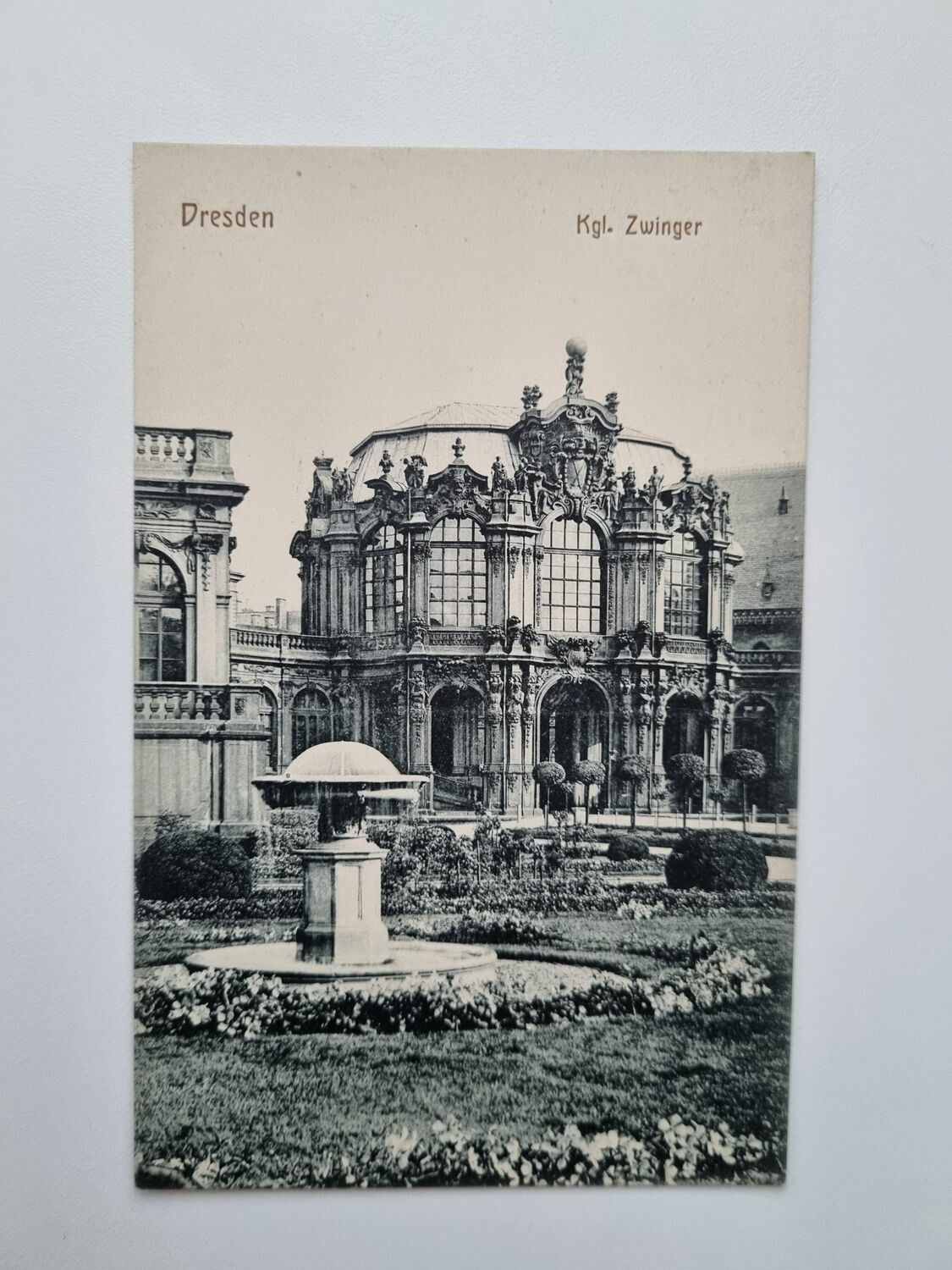Äldre vykort Dresden Kgl. Zwinger