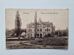 Äldre vykort Dresden Palais im Großen Garten