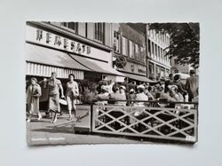 Äldre vykort Düsseldorf. Königsallee