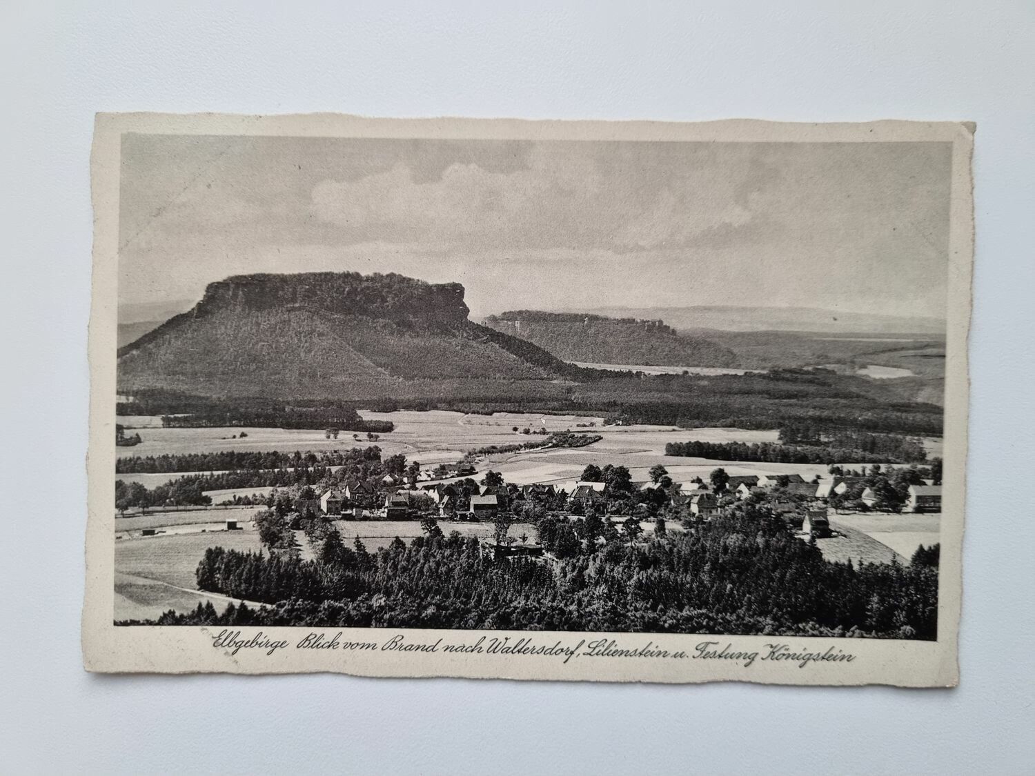 Äldre vykort Elbgebirge
