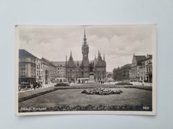 Äldre vykort Elbing Rathaus