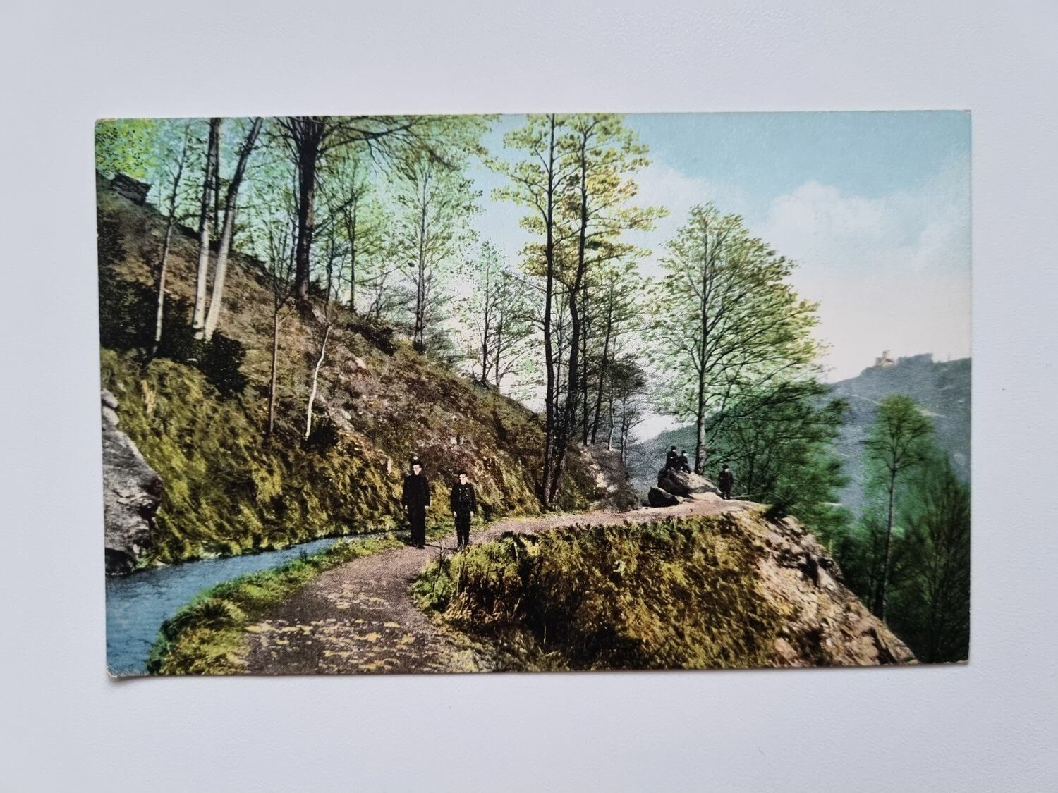 Äldre vykort Engelspforte am Flossgraben