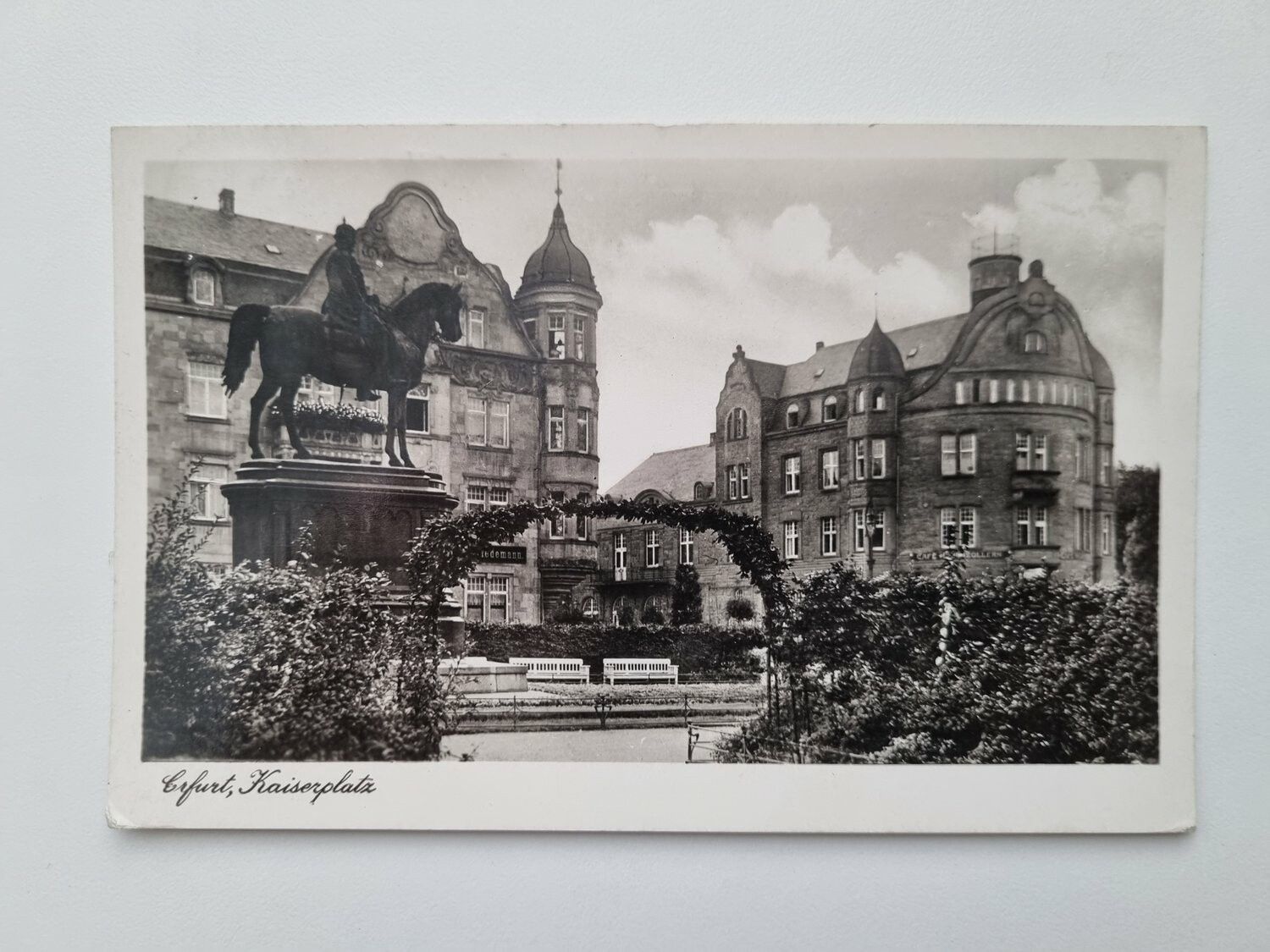 Äldre vykort Erfurt, Kaiserplatz