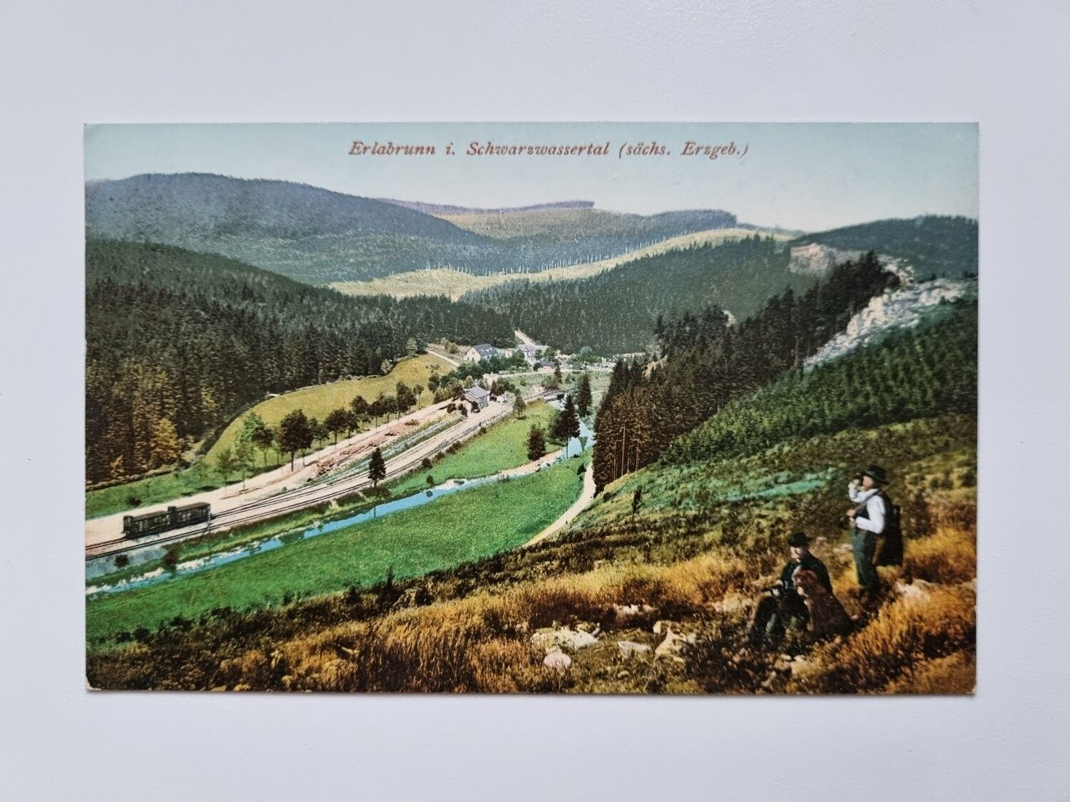 Äldre vykort Erlabrunn i. Schwarzwassertal (sächs. Erzgeb.)