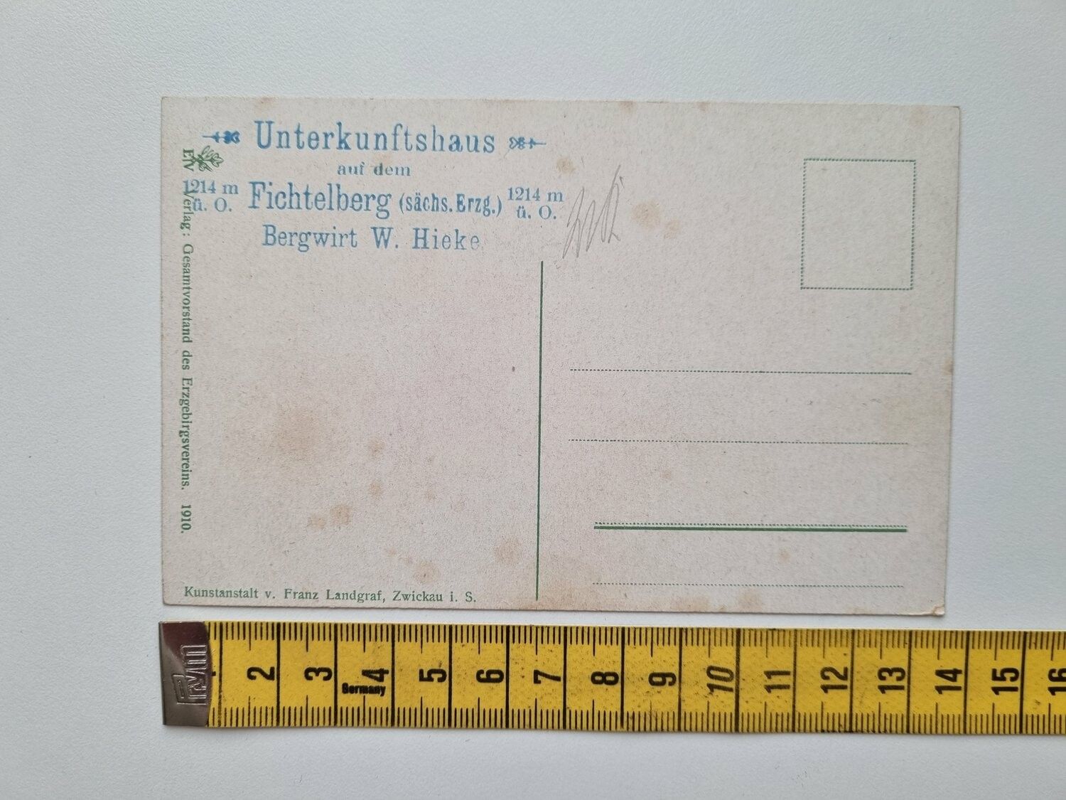 Äldre vykort Fichtelberg (sächs.Erzg.)