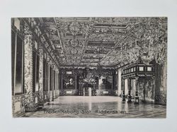 Äldre vykort Frederiksborg Slot. Riddersalen