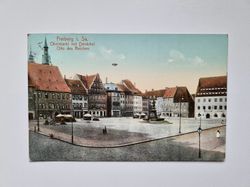 Äldre vykort Freiberg i. Sa, stämplat 1913