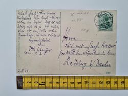 Äldre vykort Friedrichroda i. Ch. - Blick v. Bismarckfelsen