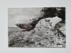 Äldre vykort Fårö. Raukar S:t Olof