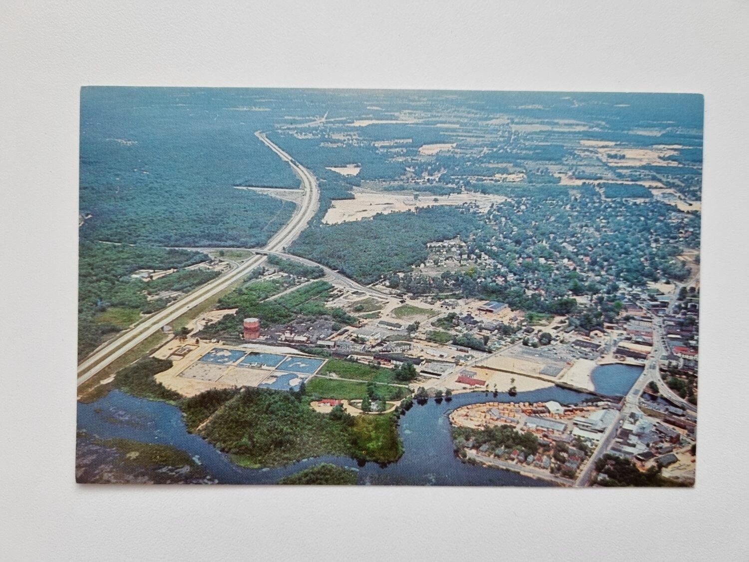 Äldre vykort GARDEN STATE PARKWAY, N. J.