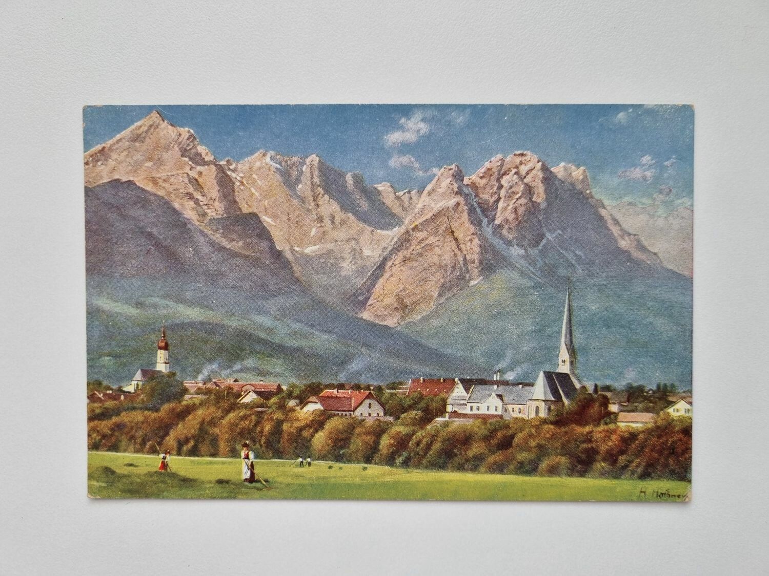 Äldre vykort Zugspitze