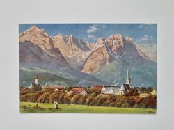 Äldre vykort Zugspitze