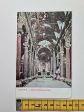 Äldre vykort GENOVA Chiesa dell'Annunziata