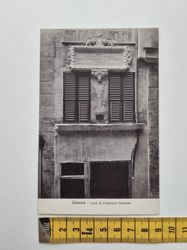 Äldre vykort Genova Casa di Cristoforo Colomba