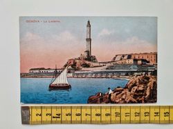 Äldre vykort GENOVA La Lanterna