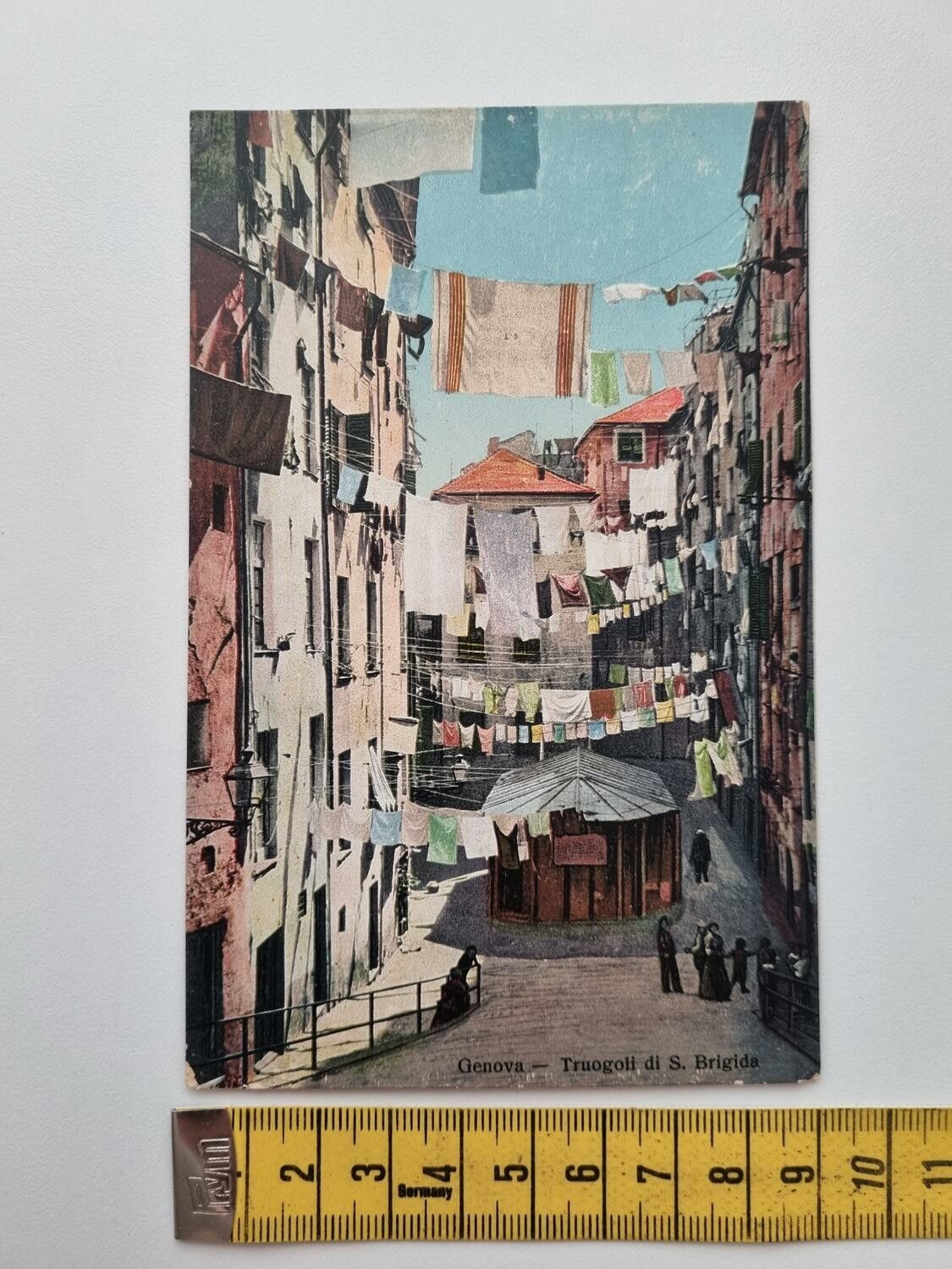 Äldre vykort Genova Truogoli di S. Brigida