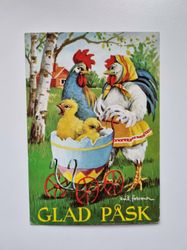 Äldre vykort Glad Påsk, 1964