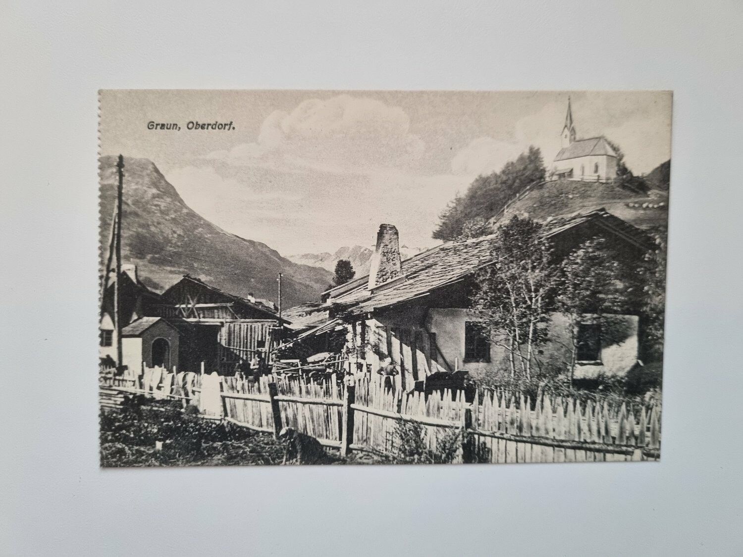 Äldre vykort Graun, Oberdorf