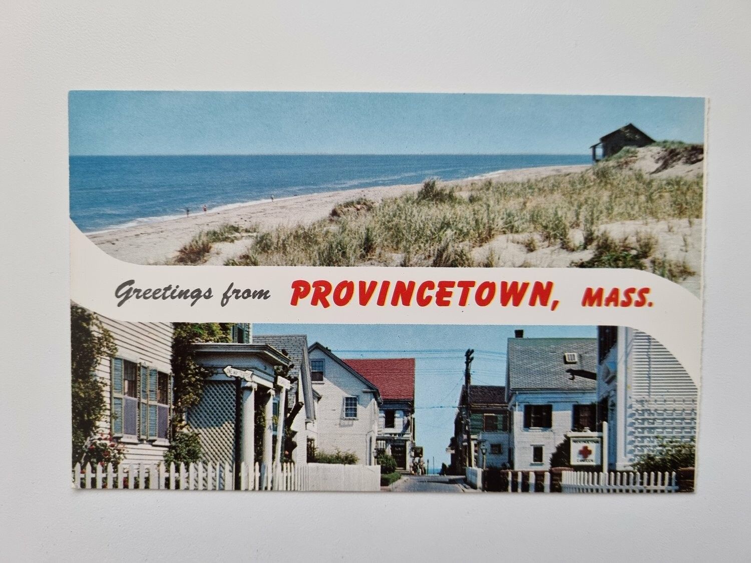Äldre vykort Greetings from PROVINCETOWN, MASS