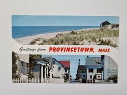 Äldre vykort Greetings from PROVINCETOWN, MASS