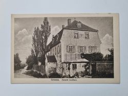 Vykort Grimma. Gensels Landhaus.