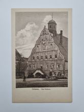 Vykort Grimma. Das Rathaus