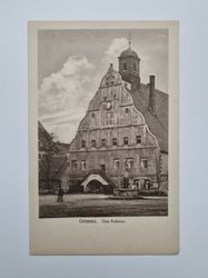 Vykort Grimma. Das Rathaus