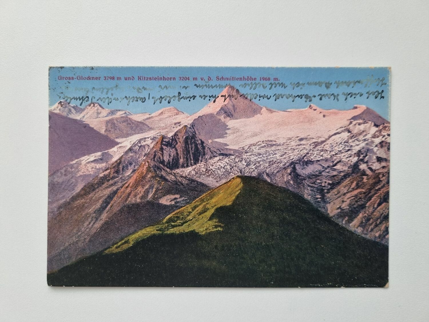 Äldre vykort Gross-Glockner und Kitzsteinhorn