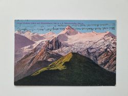 Äldre vykort Gross-Glockner und Kitzsteinhorn